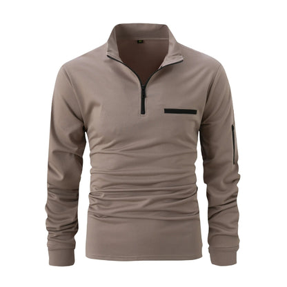 Pull Zippé Oversize avec Poches pour Femme