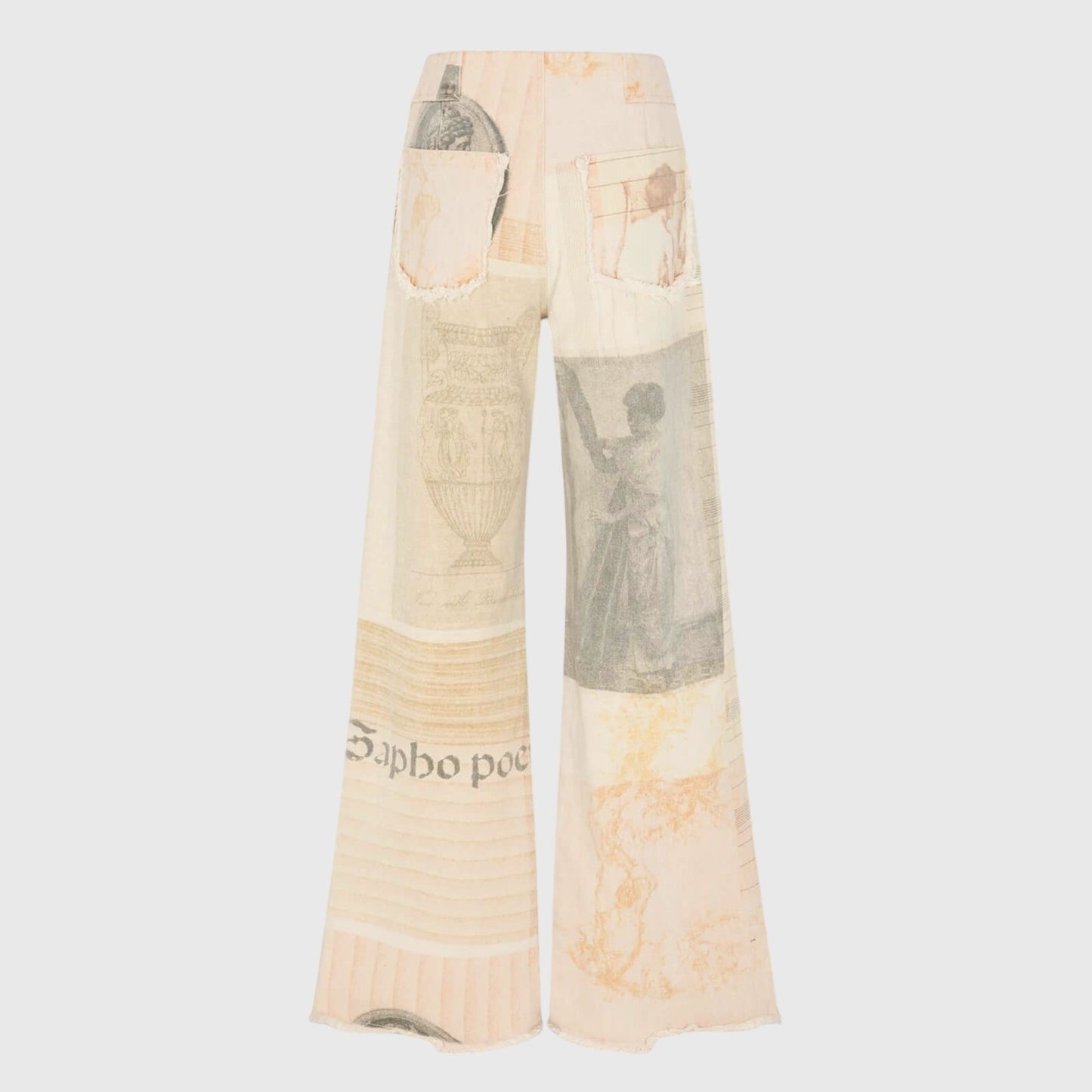 Jean Femme Haut de Gamme Taille Haute Imprimé