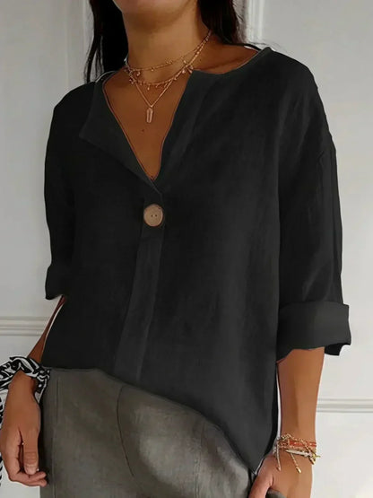 Blouse Femme Décolletée Été en Dentelle