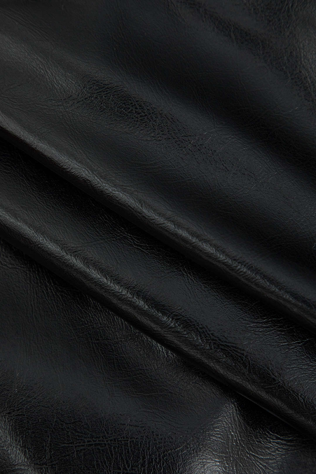 Jupe Mi-Longue en Cuir Imitation Élégante