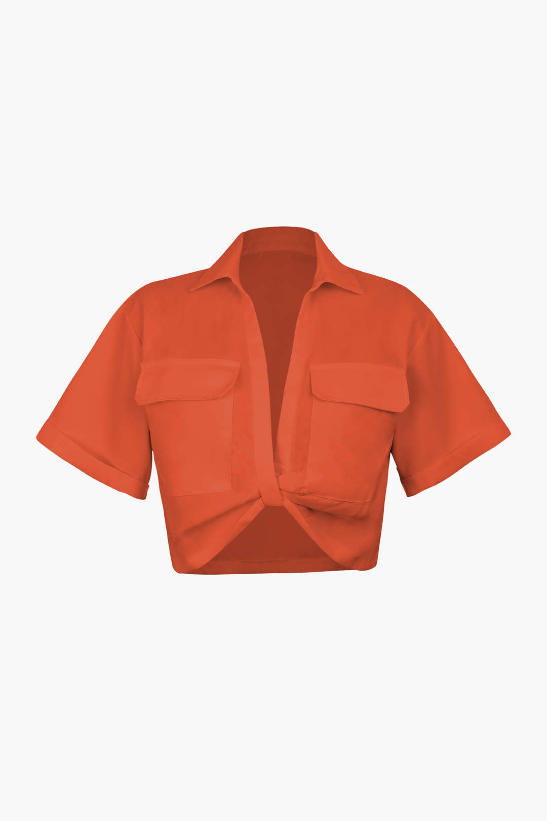 Chemise Femme Manches Courtes Col Chemisé Moderne