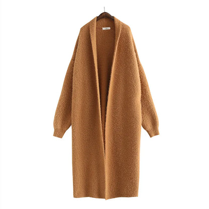 Manteau Femme Long Élégant Style Hiver