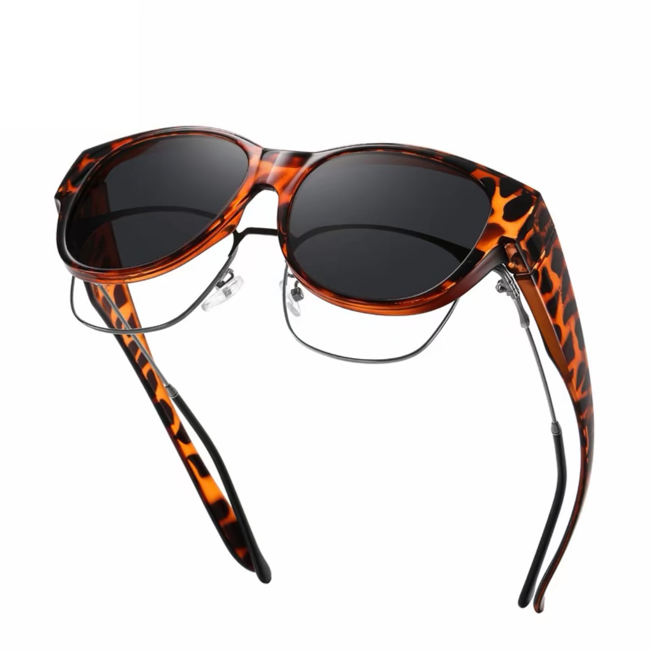 Lunettes de Soleil Femme Polarisées Protection UV400 Style Œil de Chat