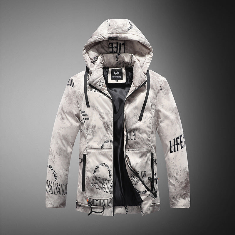 Veste Hiver Homme Capuche avec Poches Réversibles - PanierRoyale