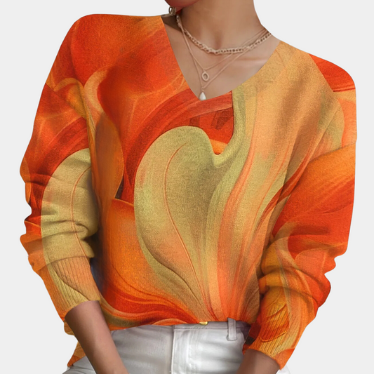 Pull Femme Imprimé Chic et Élégant - PanierRoyale