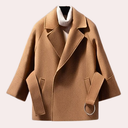 DELANEY - Manteau Élégant Ceinturé pour Femme
