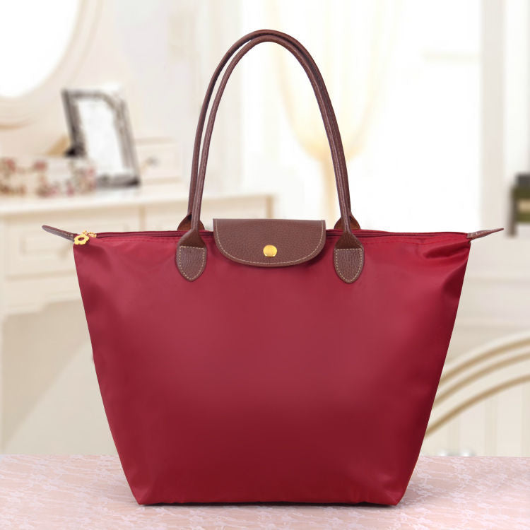 Sac à main femme élégant en nylon noir
