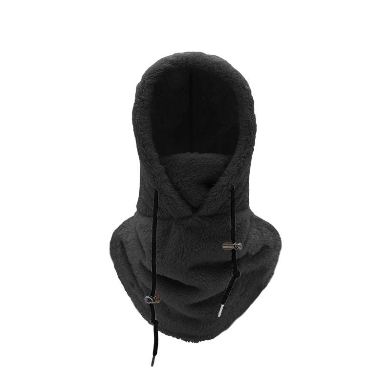 Cagoule Polaire Réglable Chaud Beige