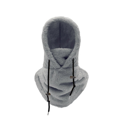 Cagoule Polaire Réglable Chaud Beige