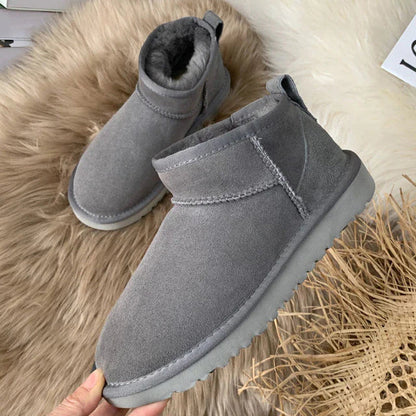 Bottes femme cuir brun douces et confortables