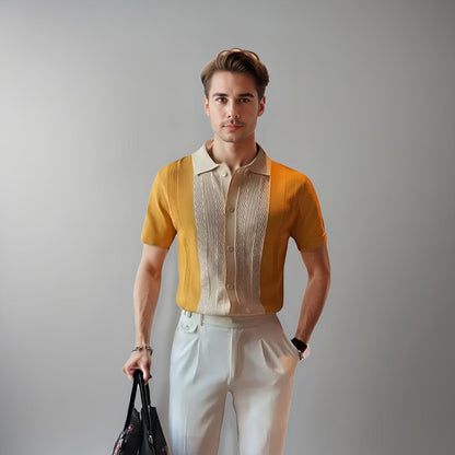 Chemise Homme Manche Courte Coton - BerlinGlamour