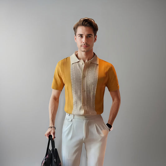Chemise Homme Manche Courte Coton - BerlinGlamour