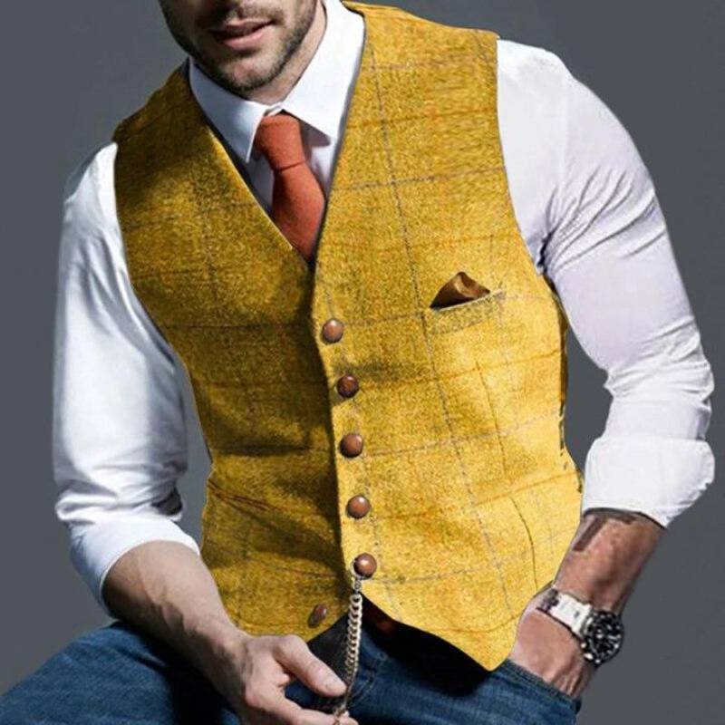 Veste en carreaux élégante pour homme