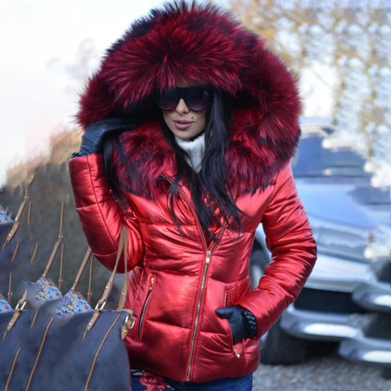 Veste Hiver Élégante avec Capuche