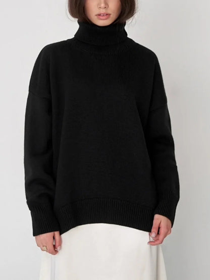 Pull Col Roulé Féminin