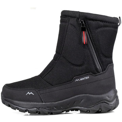 Bottes Hiver Imperméables Chauffantes à Fermeture Éclair