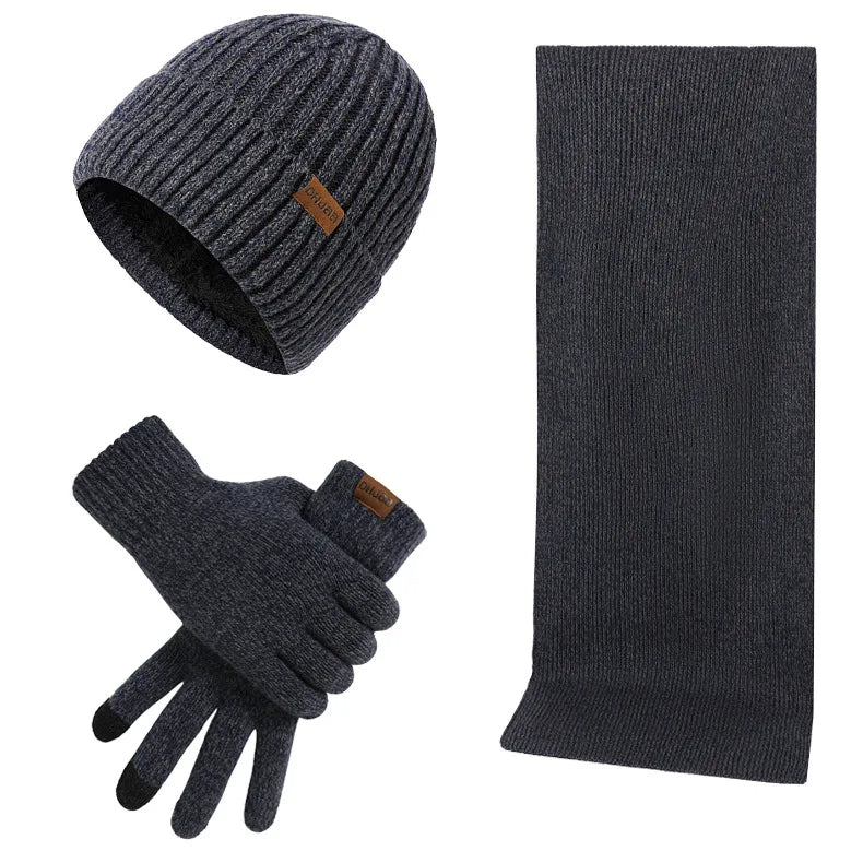 Écharpe, Bonnet et Gants Chauffants Hiver Femme