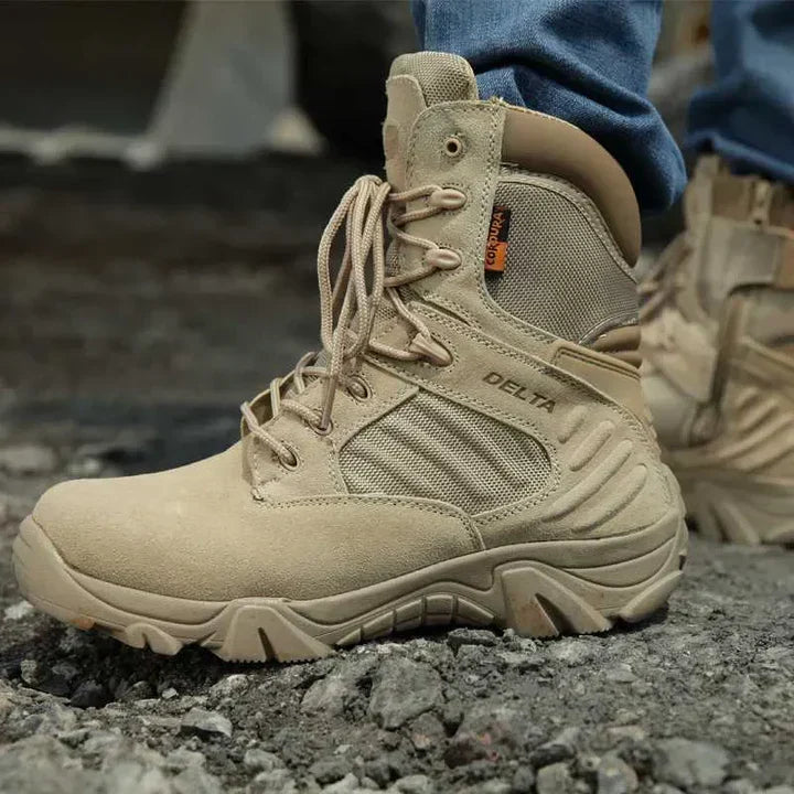 Bottes de Randonnée Militaires Fermeture Éclair Sécurisée
