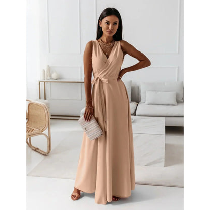 Robe Femme Col V Élégante et Chic