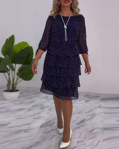 Robe Femme Chic en Dentelle avec Décolleté et Fleurs - PanierRoyale