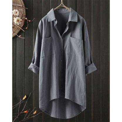 Blouse Féminine Légère | Manches Longues Élégantes