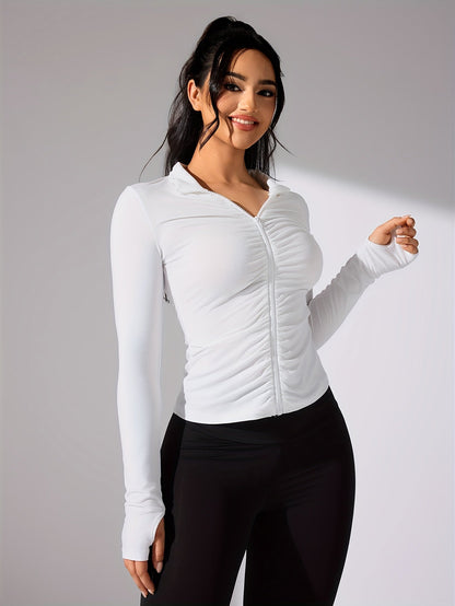 Blouson Femme Sport Chic Long Manche - BerlinGlamour