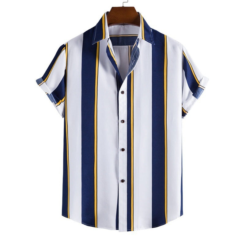 Chemise Homme Décontractée Vintage