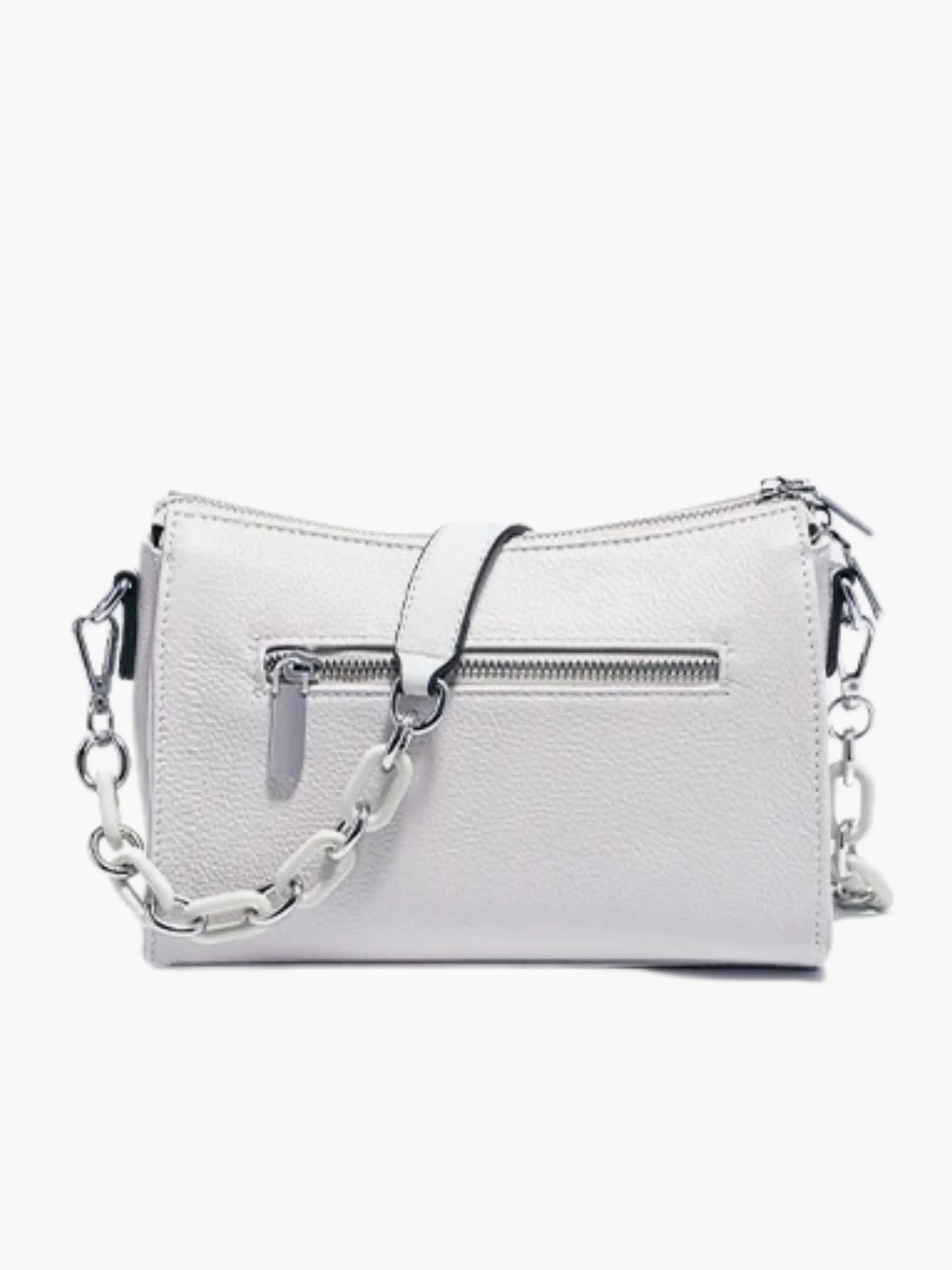 Sac à Dos Cuir Blanc Féminin élégant