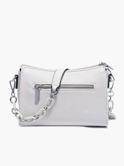 Sac à Dos Cuir Blanc Féminin élégant