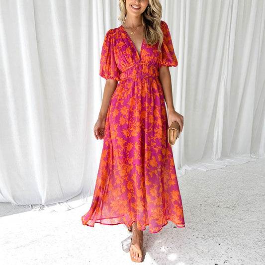 Robe Longue Élégante pour Femme - PanierRoyale