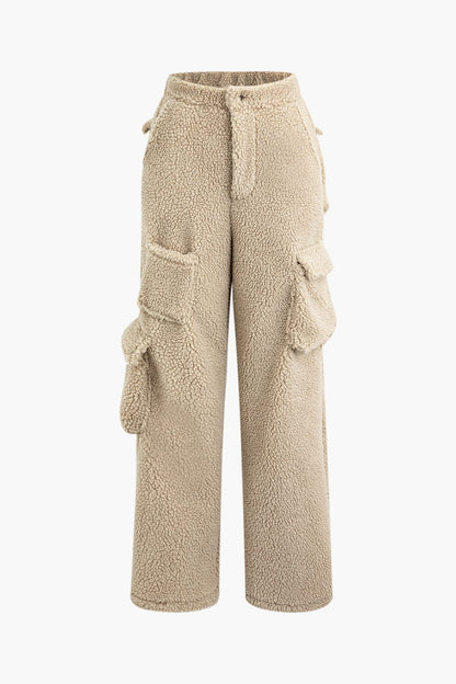 Combinaison Teddy Douce avec Pantalon et Veste Courte