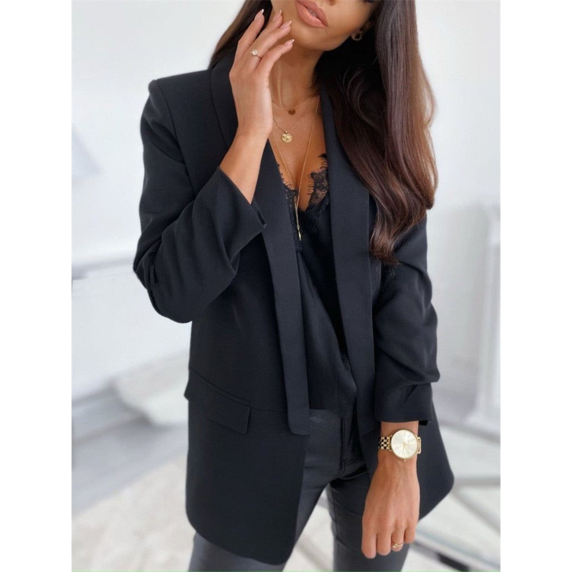 Veste Féminine Décontractée et Élégante - PanierRoyale