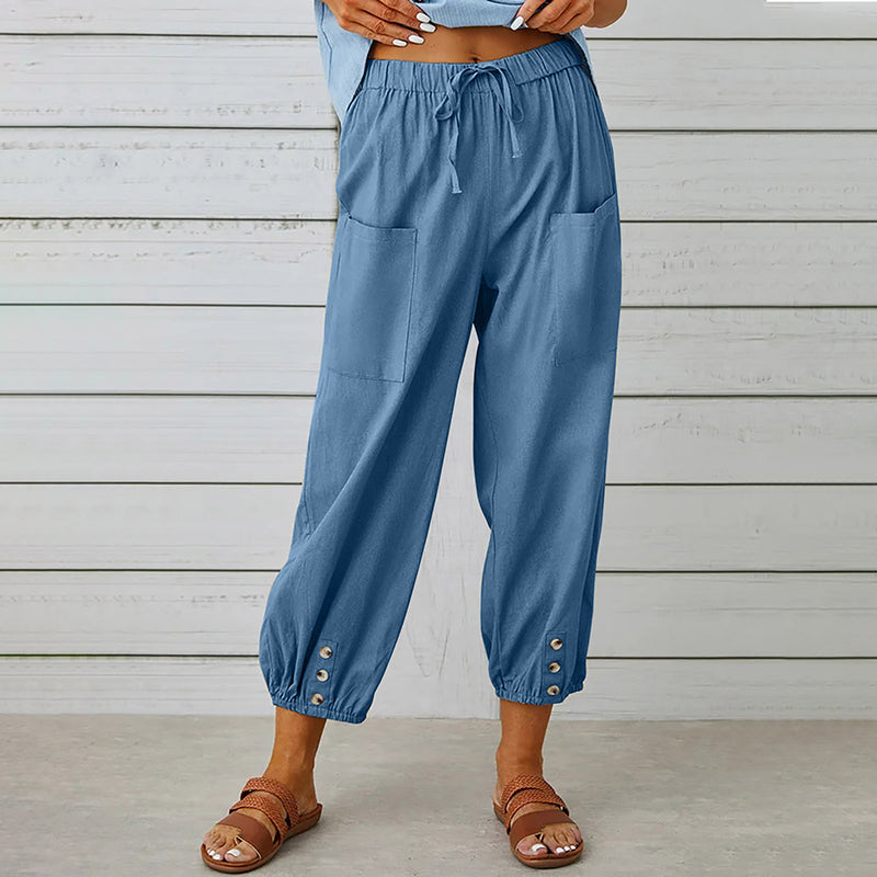 Pantalon Décontracté Femme Confortable