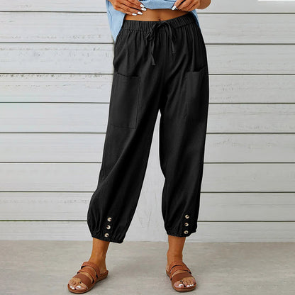 Pantalon Décontracté Femme Confortable