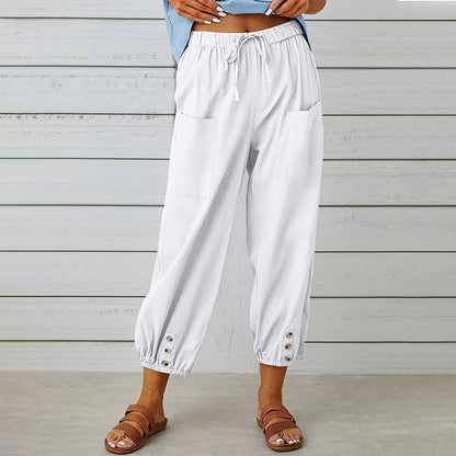 Pantalon Décontracté Femme Confortable