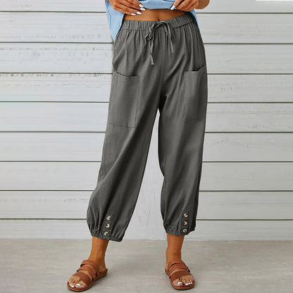 Pantalon Décontracté Femme Confortable