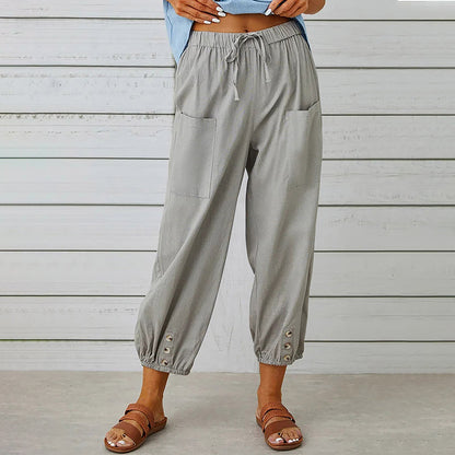 Pantalon Décontracté Femme Confortable