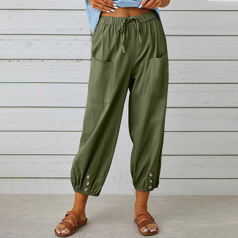 Pantalon Décontracté Femme Confortable