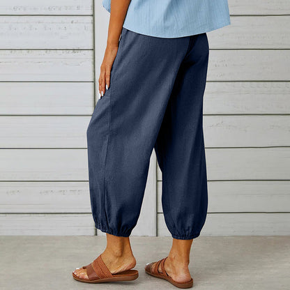 Pantalon Décontracté Femme Confortable