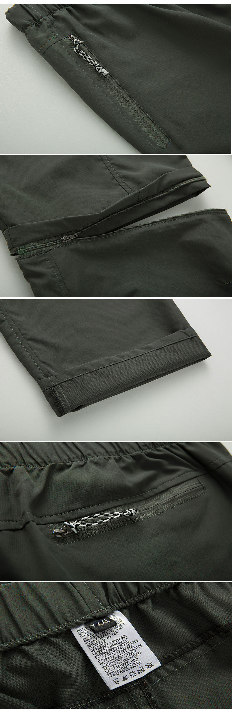 Pantalon de Randonnée 2 en 1 Homme Robuste et Confortable