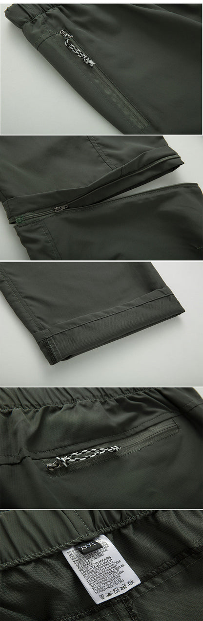 Pantalon de Randonnée 2 en 1 Homme Robuste et Confortable
