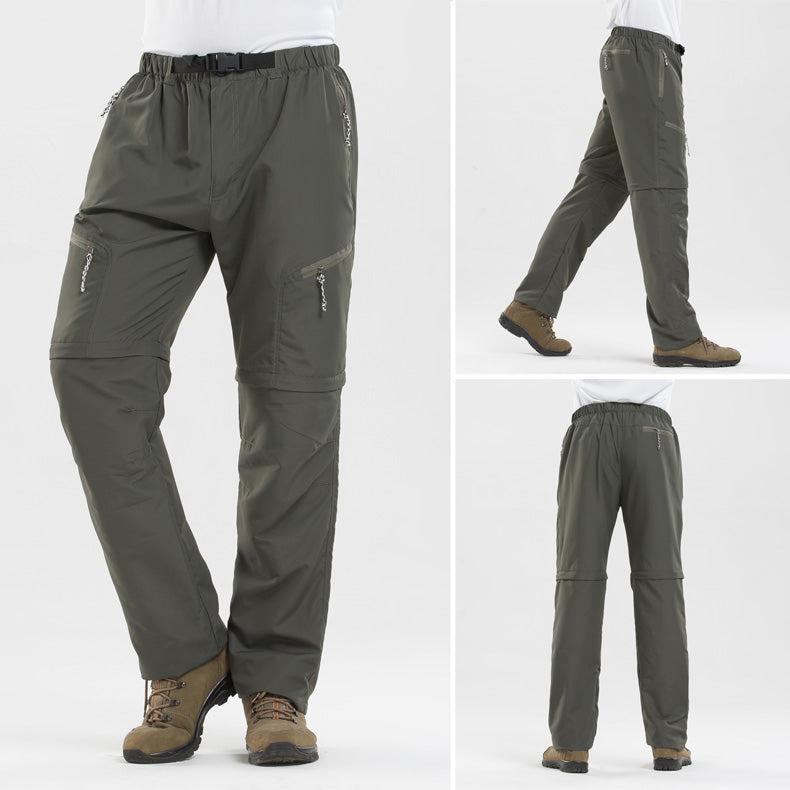 Pantalon de Randonnée 2 en 1 Homme Robuste et Confortable