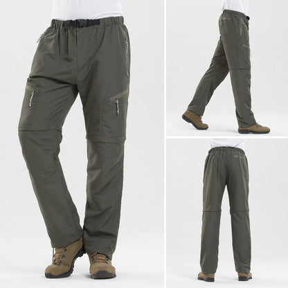 Pantalon de Randonnée 2 en 1 Homme Robuste et Confortable