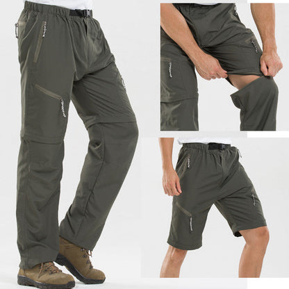 Pantalon de Randonnée 2 en 1 Homme Robuste et Confortable