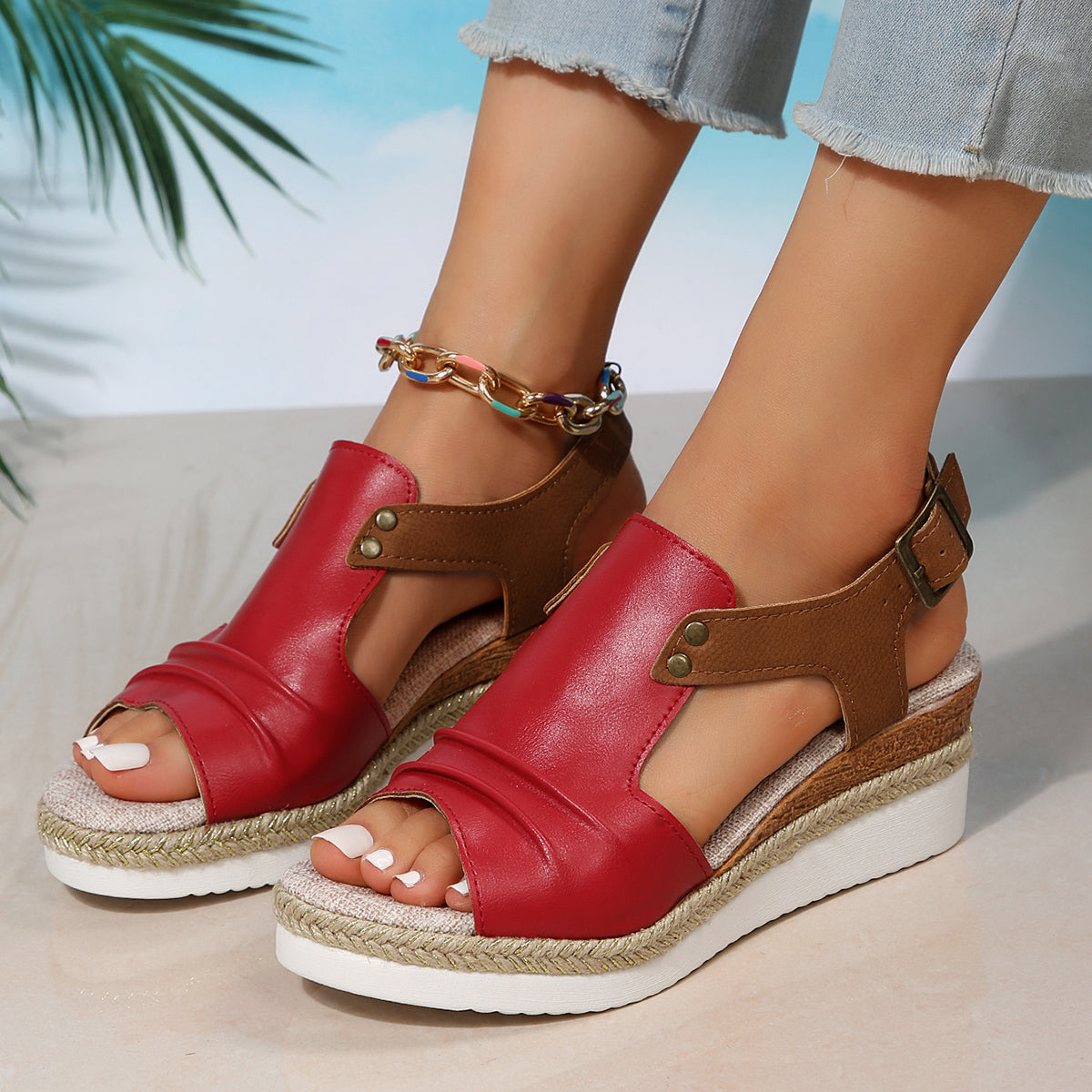 Sandales Femmes à Talon Haut Confortable