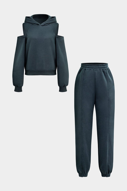 Sweat à Capuche Femme Décolleté Fashion - BerlinGlamour