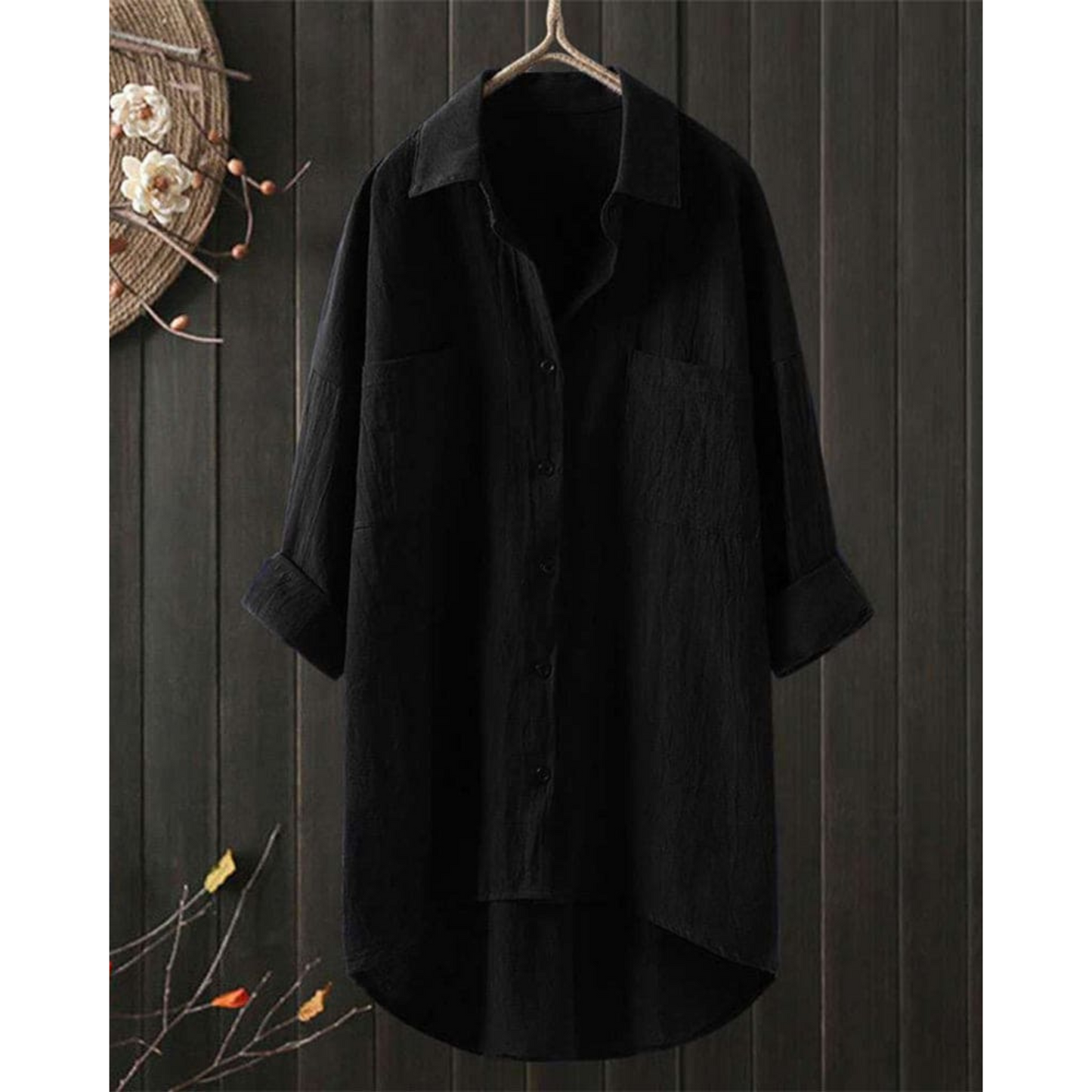 Blouse Féminine Légère | Manches Longues Élégantes