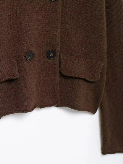 Cardigan Femme Double Boutonnage