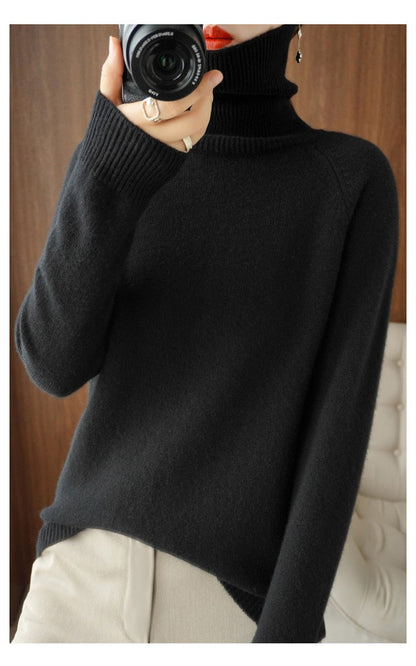 Pull Femme Chic en Laine Douce et Chaud - PanierRoyale