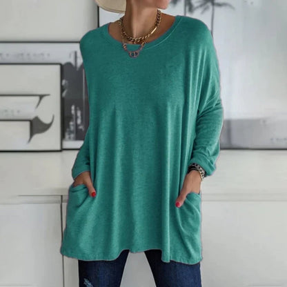 Pull Féminin Décontracté avec Poches